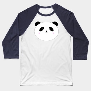 Panda face Baseball T-Shirt